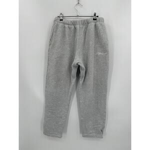 Askyurself Heavy Weight Sweatpants Gray with snap hemline Size Large